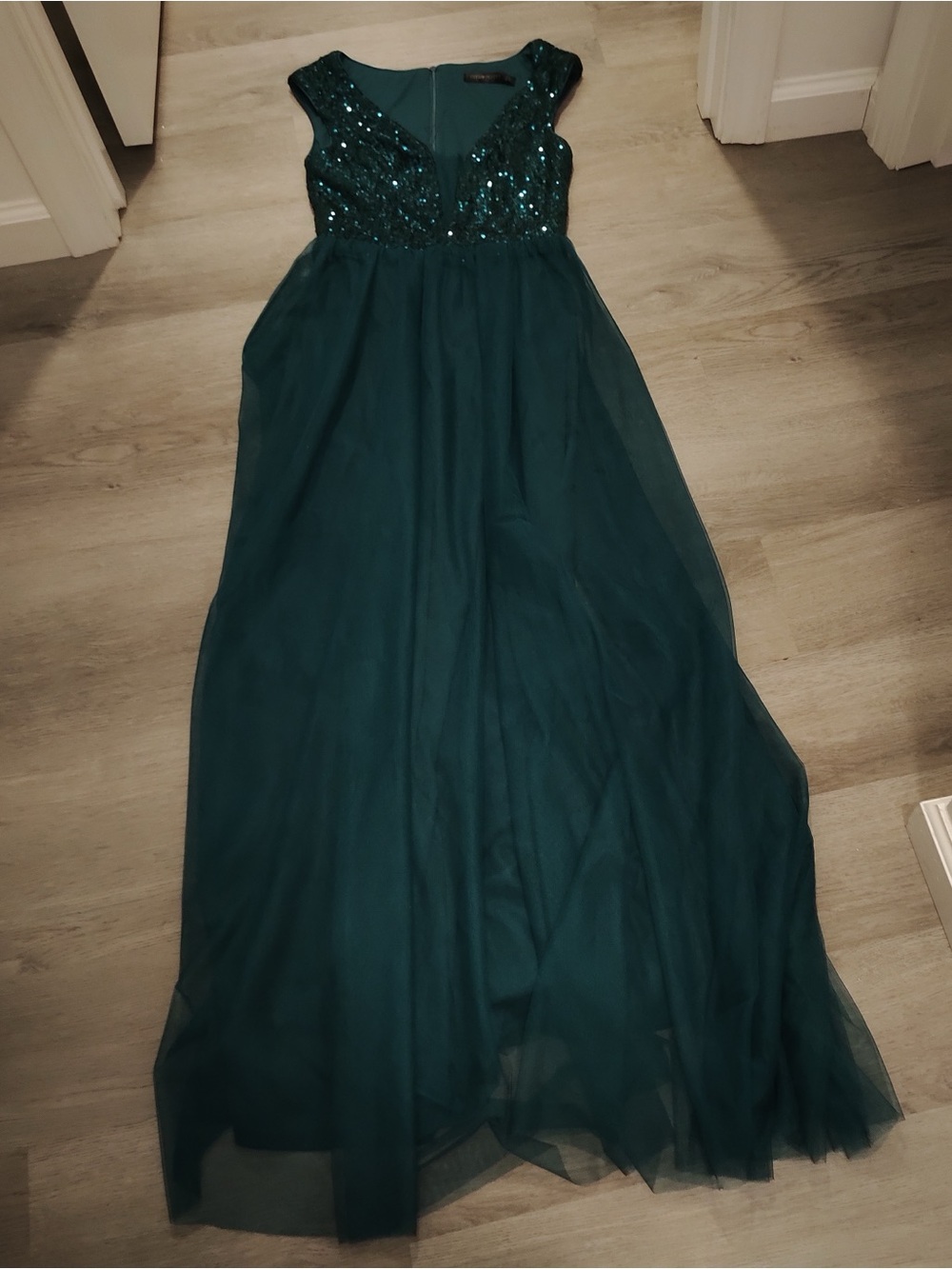 Green Sparkle Maxi Dress